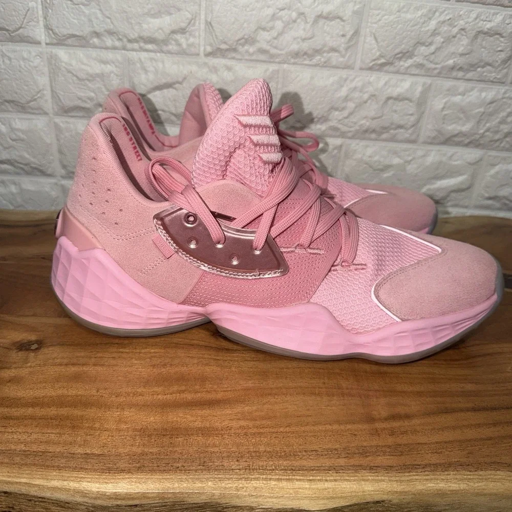 Adidas Harden Vol 4 Pink Lemonade F97188 Men's Size 12.5 Rare Basketball